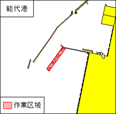 潜水作業(能代港)