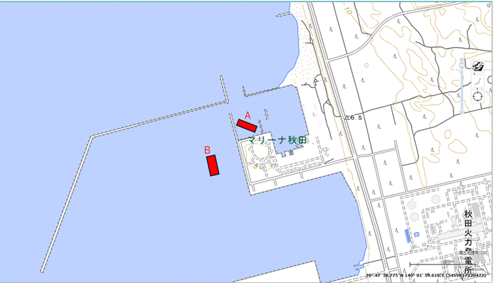 本州北西岸　秋田船川港　秋田区