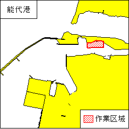 掘り下げ作業(能代港)