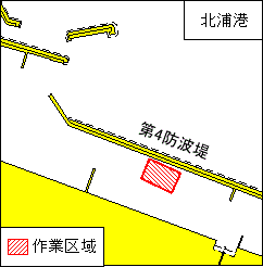 堀下げ作業（北浦港）
