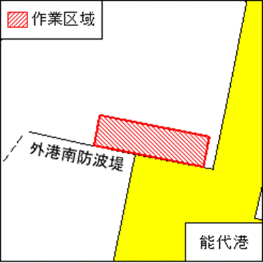防舷物修繕工事（能代港）