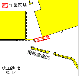 潜水作業（秋田船川港船川区第3区）
