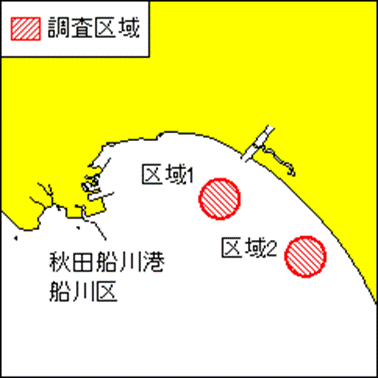 曳網作業（秋田船川港）