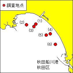 観測機器設置等(秋田船川港付近)