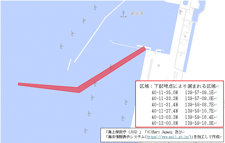 海底ケーブルの点検・清掃作業(能代港)