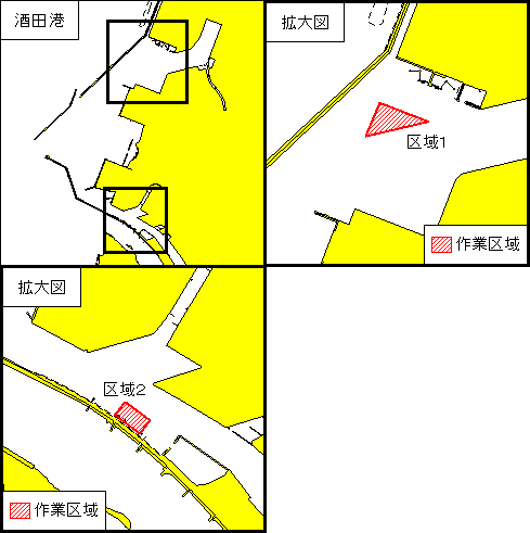 ケーソン進水作業等（酒田港）