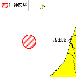 射撃訓練（酒田港）