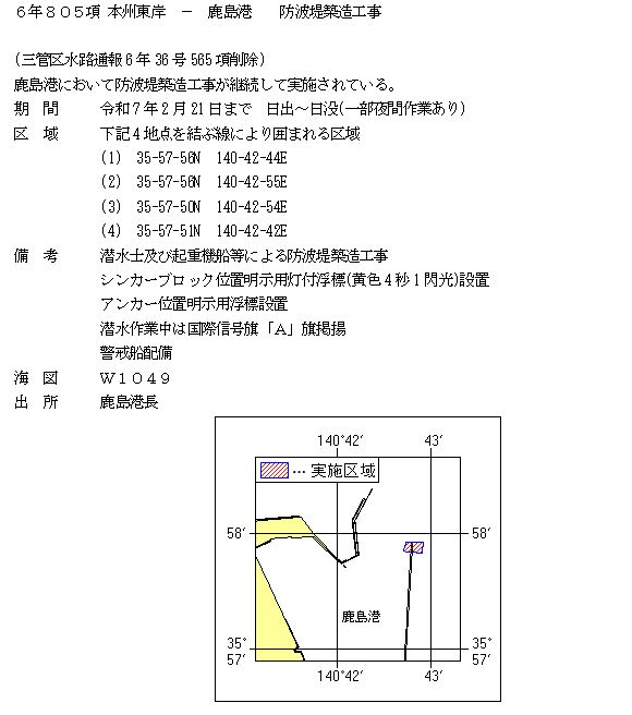 水路通報掲載内容