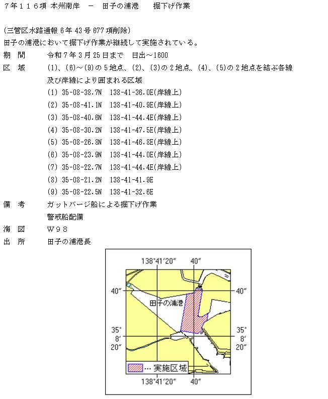 水路通報掲載内容