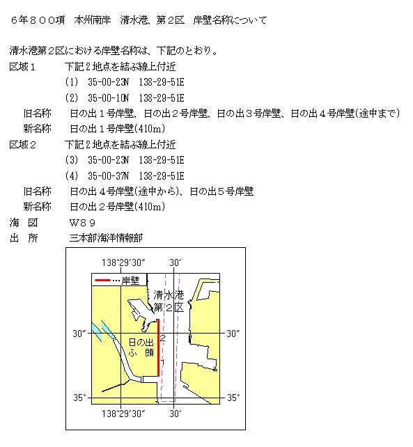 水路通報掲載内容