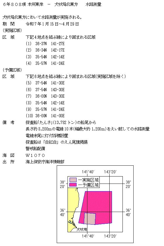 水路通報掲載内容