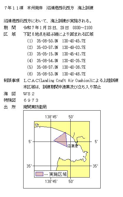 水路通報掲載内容