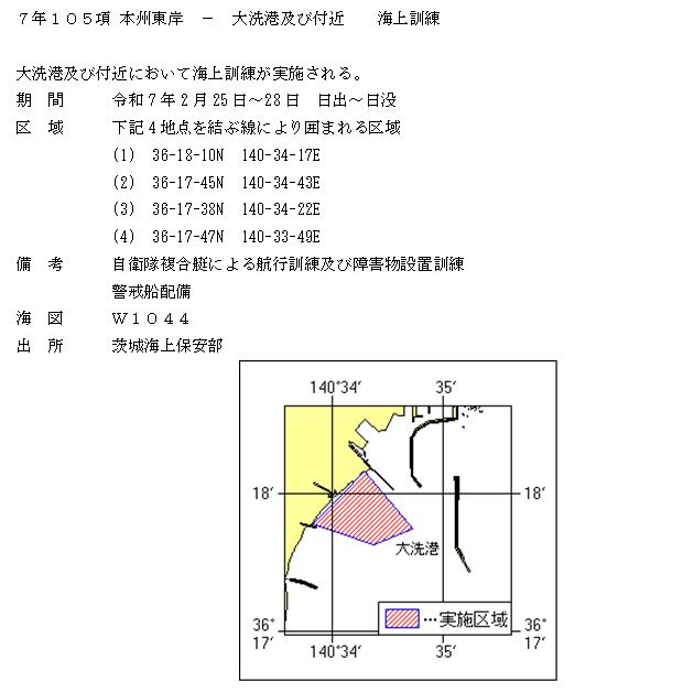 水路通報掲載内容