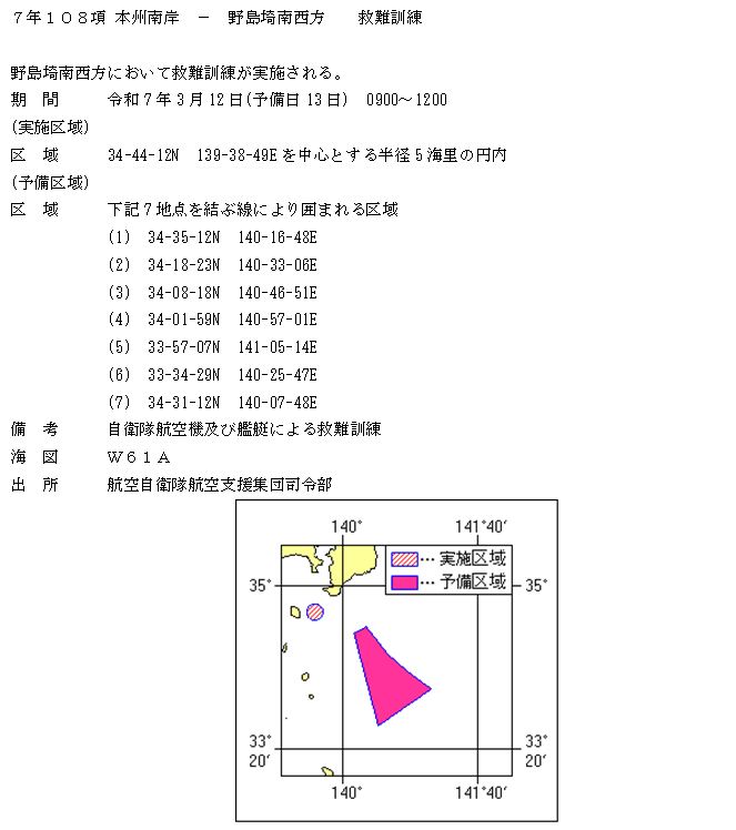 水路通報掲載内容