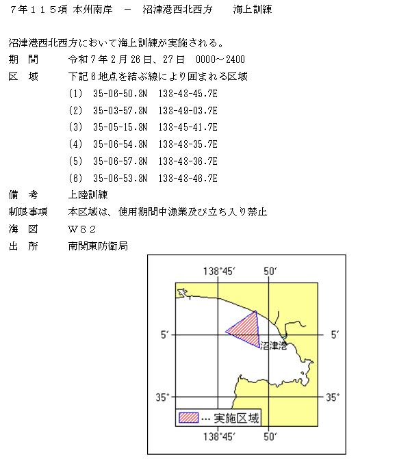 水路通報掲載内容