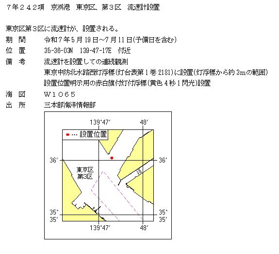 水路通報掲載内容