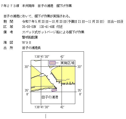 水路通報掲載内容