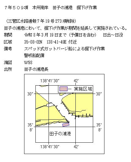 水路通報掲載内容