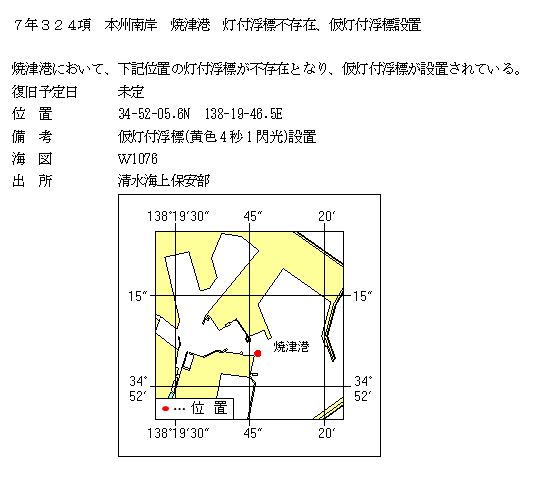 水路通報掲載内容