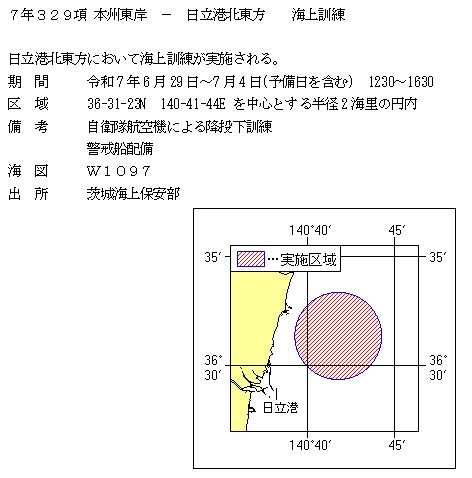 水路通報掲載内容