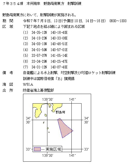 水路通報掲載内容