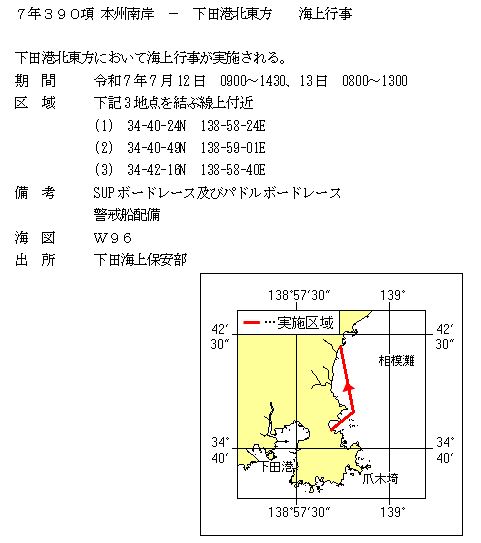 水路通報掲載内容