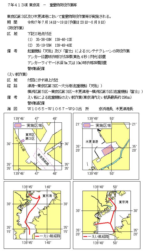 水路通報掲載内容