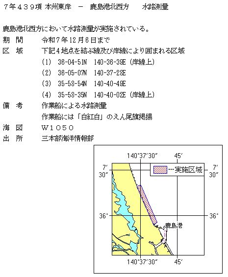 水路通報掲載内容