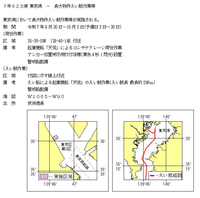 水路通報掲載内容