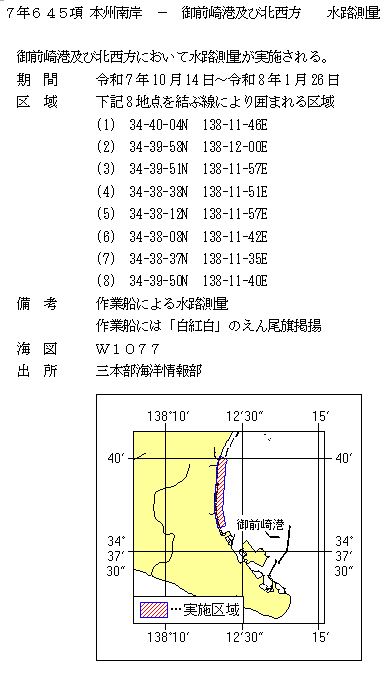 水路通報掲載内容