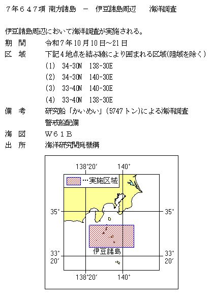 水路通報掲載内容