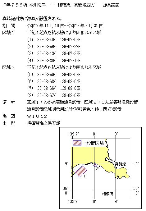 水路通報掲載内容