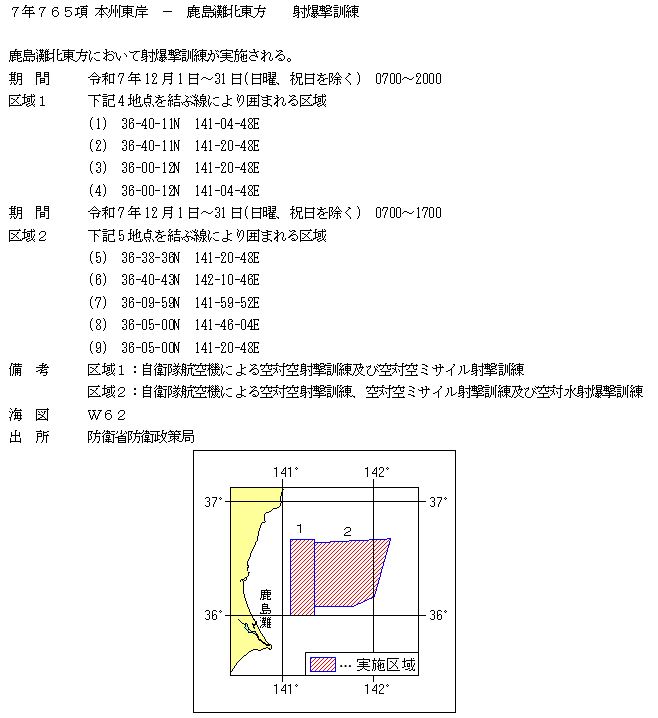 水路通報掲載内容