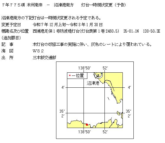 水路通報掲載内容