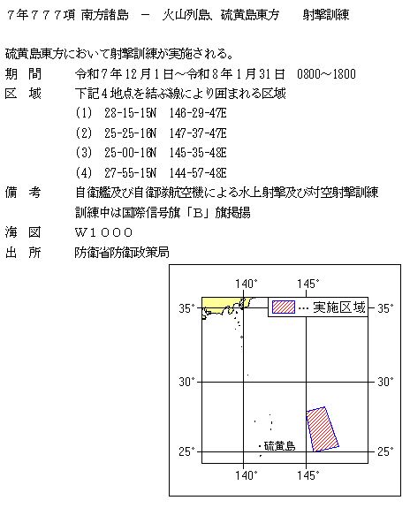 水路通報掲載内容