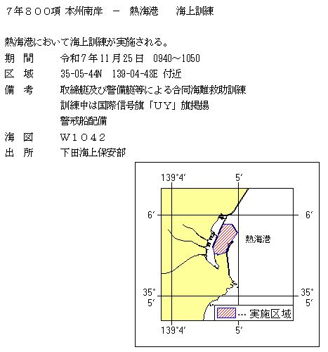 水路通報掲載内容