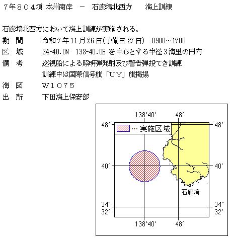 水路通報掲載内容