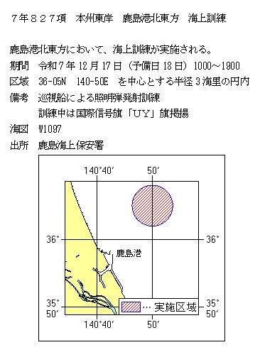水路通報掲載内容