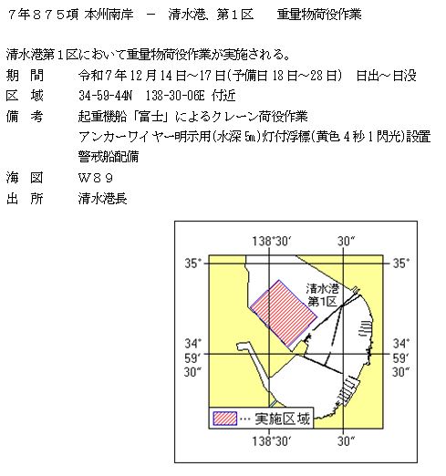 水路通報掲載内容