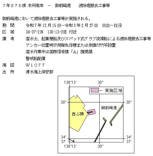 水路通報掲載内容