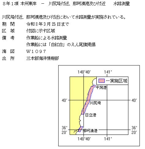水路通報掲載内容