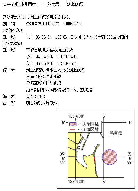 水路通報掲載内容