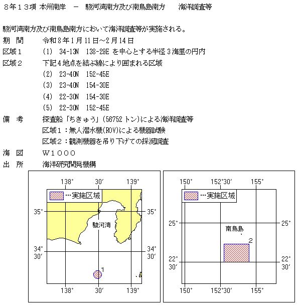 水路通報掲載内容
