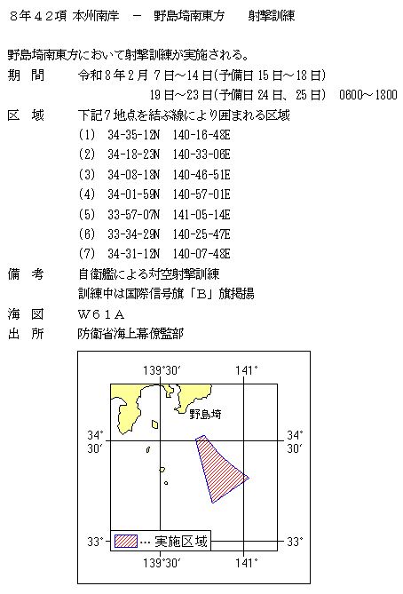 水路通報掲載内容