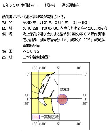 水路通報掲載内容