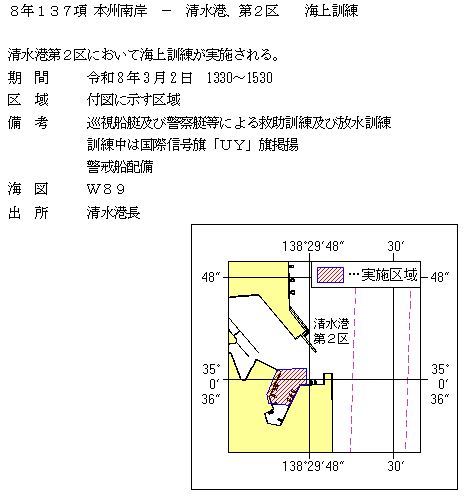 水路通報掲載内容