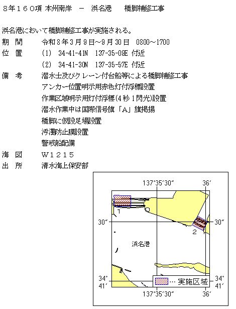 水路通報掲載内容