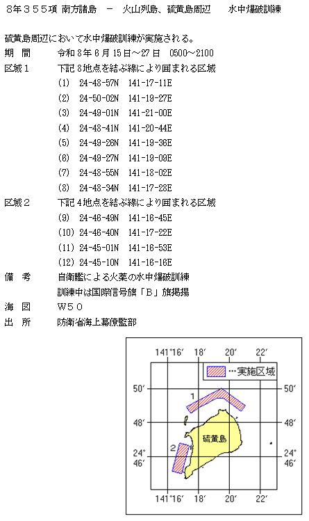 水路通報掲載内容