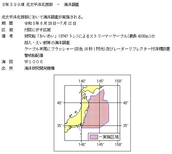 水路通報掲載内容