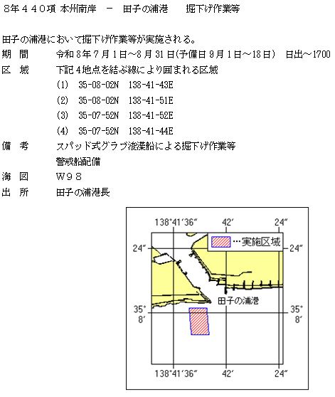 水路通報掲載図